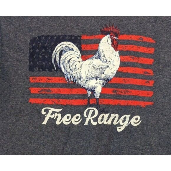 Gildan Womens Size Medium Black Heather Crew Neck Short Sleeve Graphic T-Shirt - Picture 4 of 8